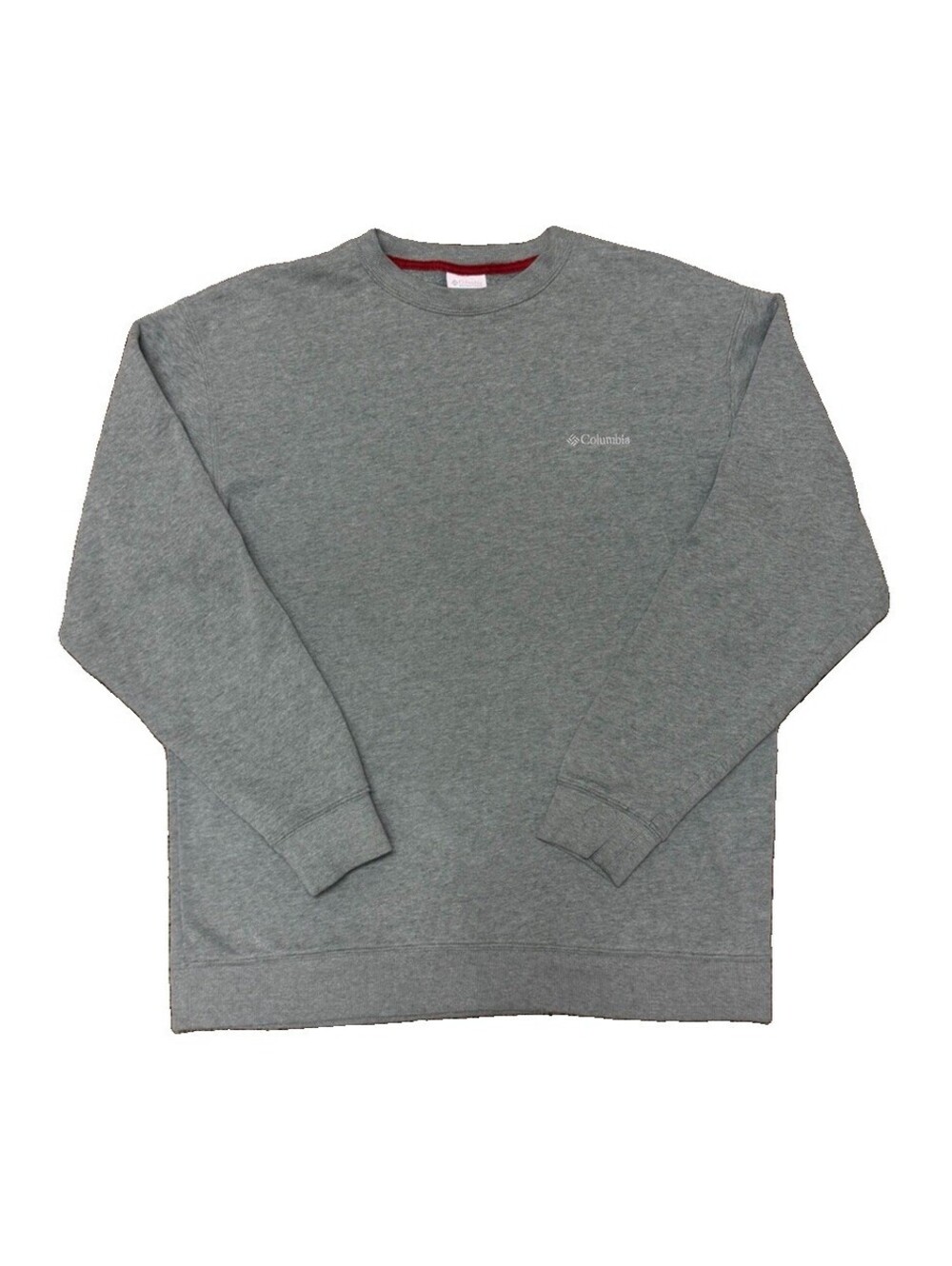 Columbia Men's Hart Mountain II Crew Sweatshirt Heather Gray Fleece Pullover XL